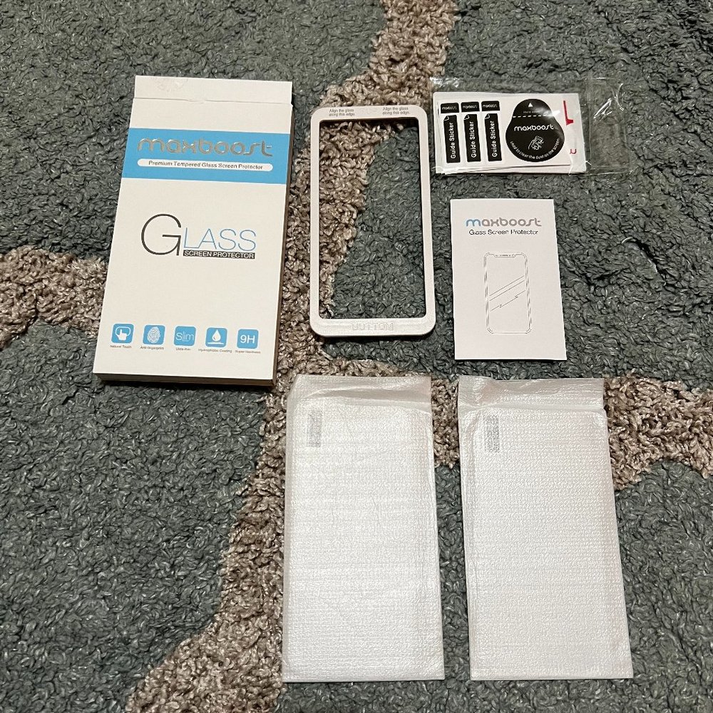 Maxboost Tempered Glass Screen Protectors (2)